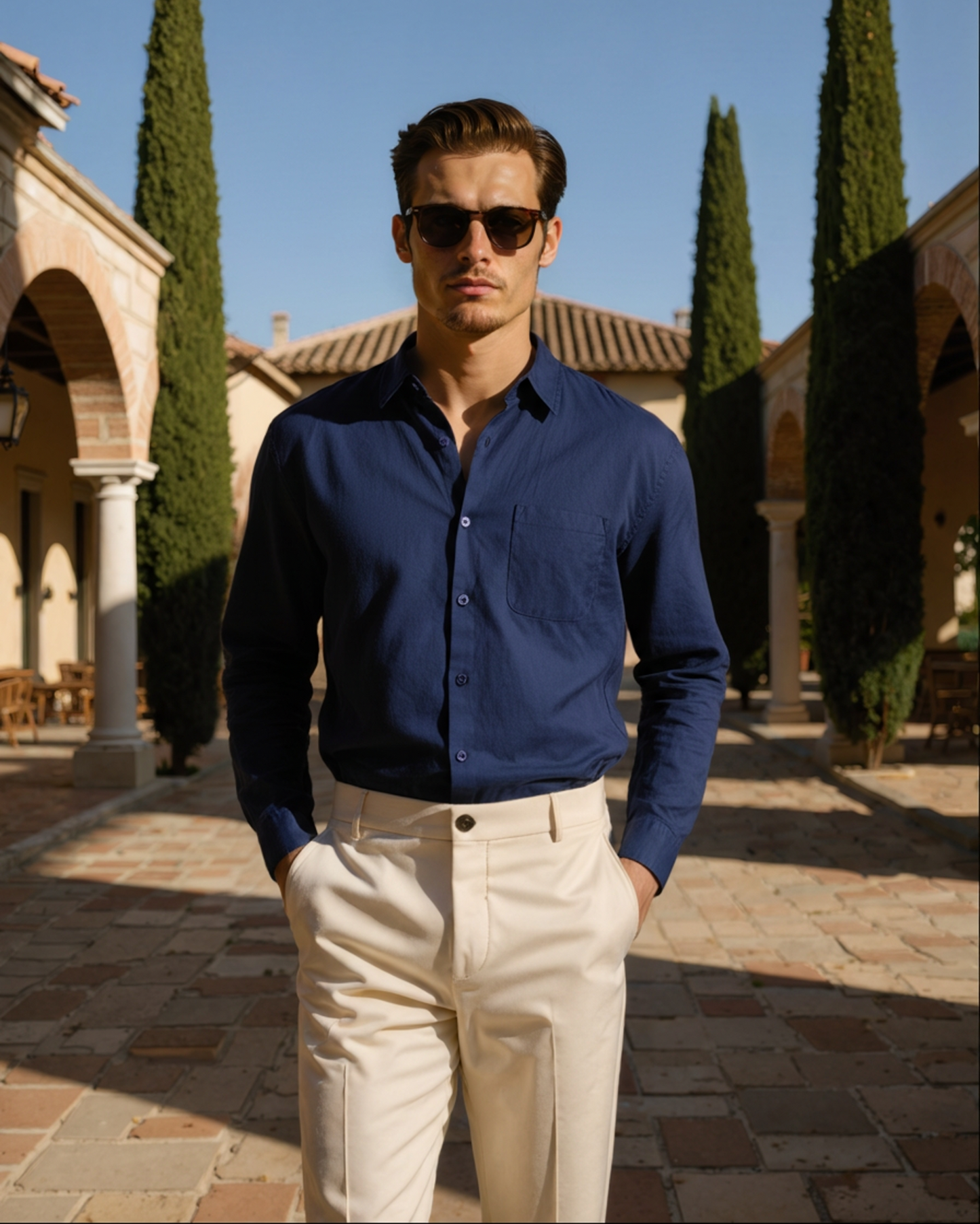 Cape Town - Camisa 100% Lino