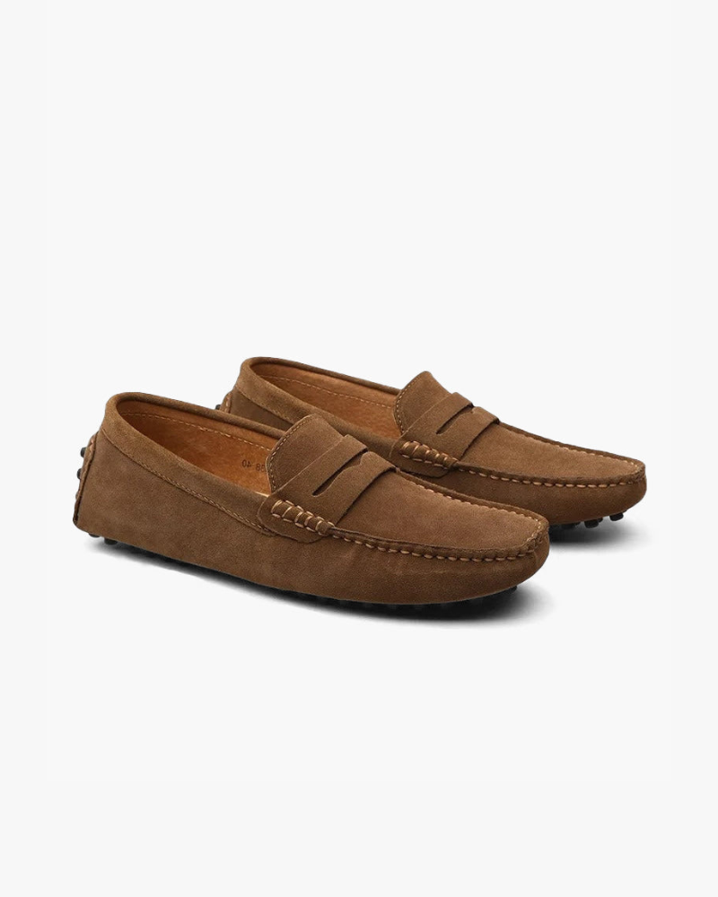 Mocasines Conducidos de Ante