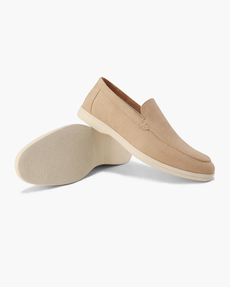 Mocasines de Gamuza Estilo Old Money