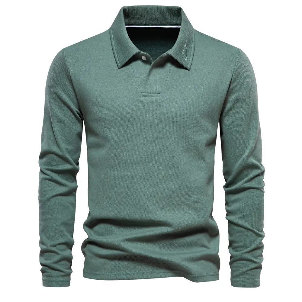 Suéter tipo polo Lionel ultra cómodo