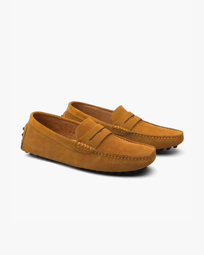Mocasines Conducidos de Ante