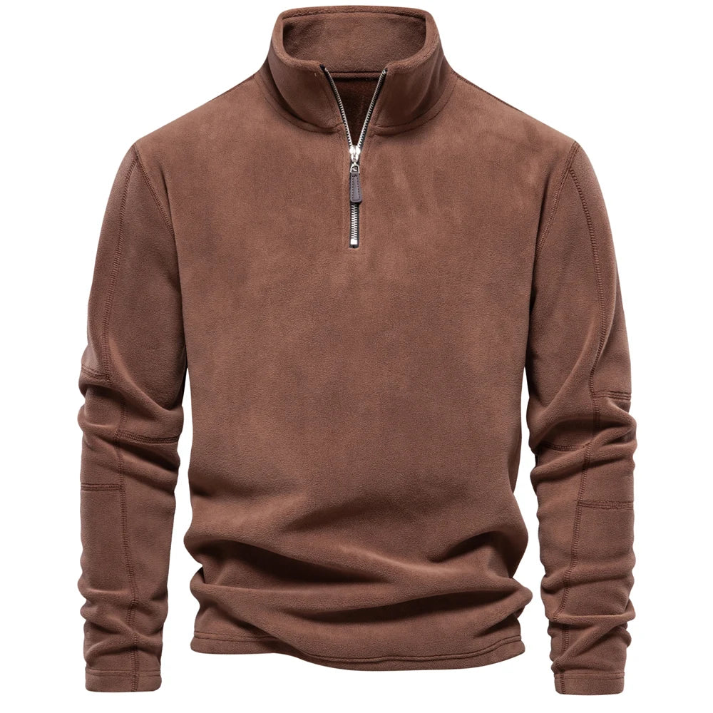 Suéter cálido de polar para hombre