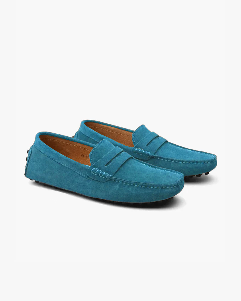 Mocasines Conducidos de Ante