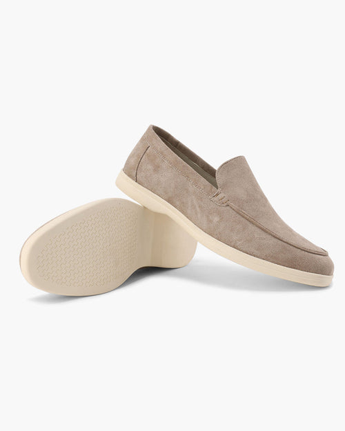 Mocasines de Gamuza Estilo Old Money