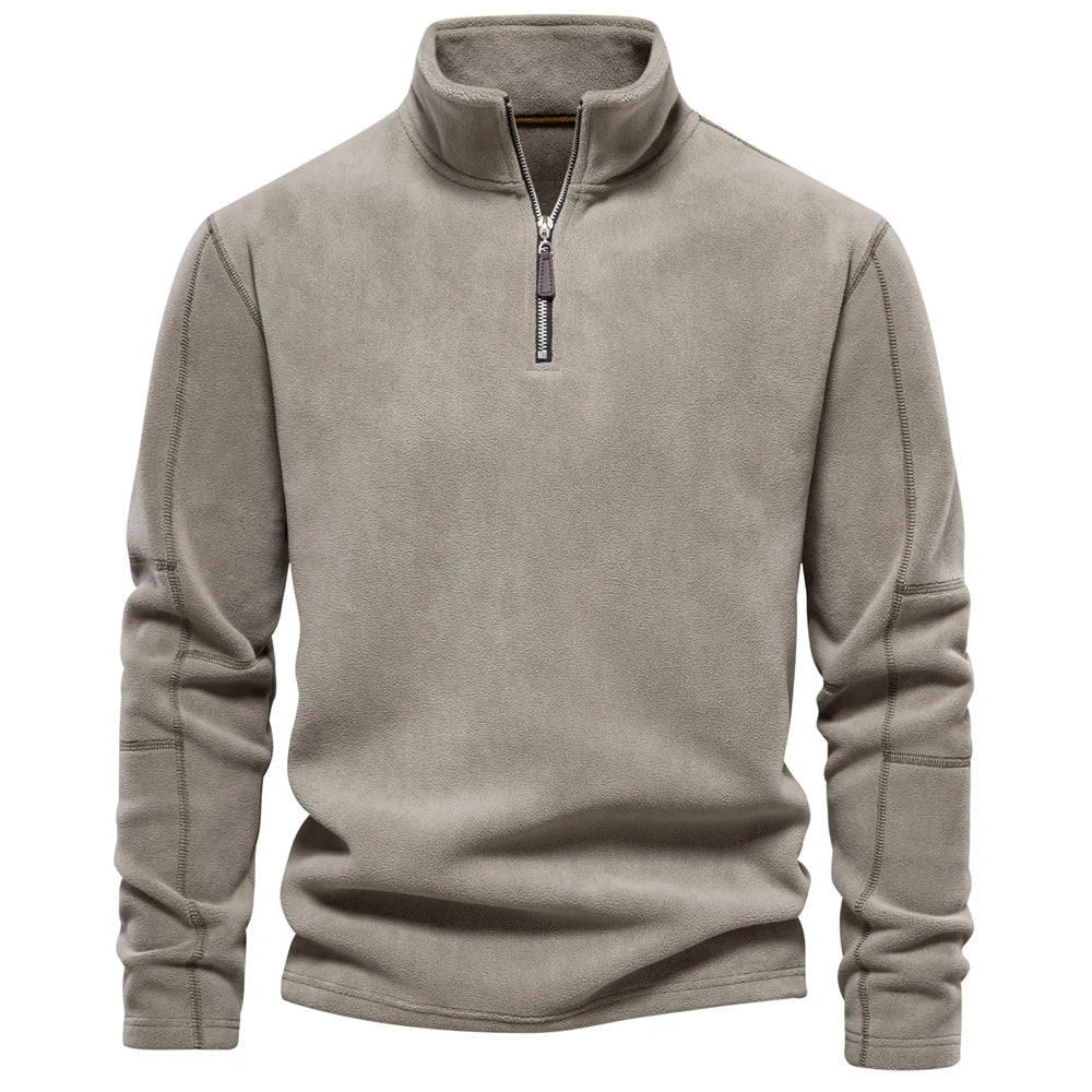 Suéter cálido de polar para hombre
