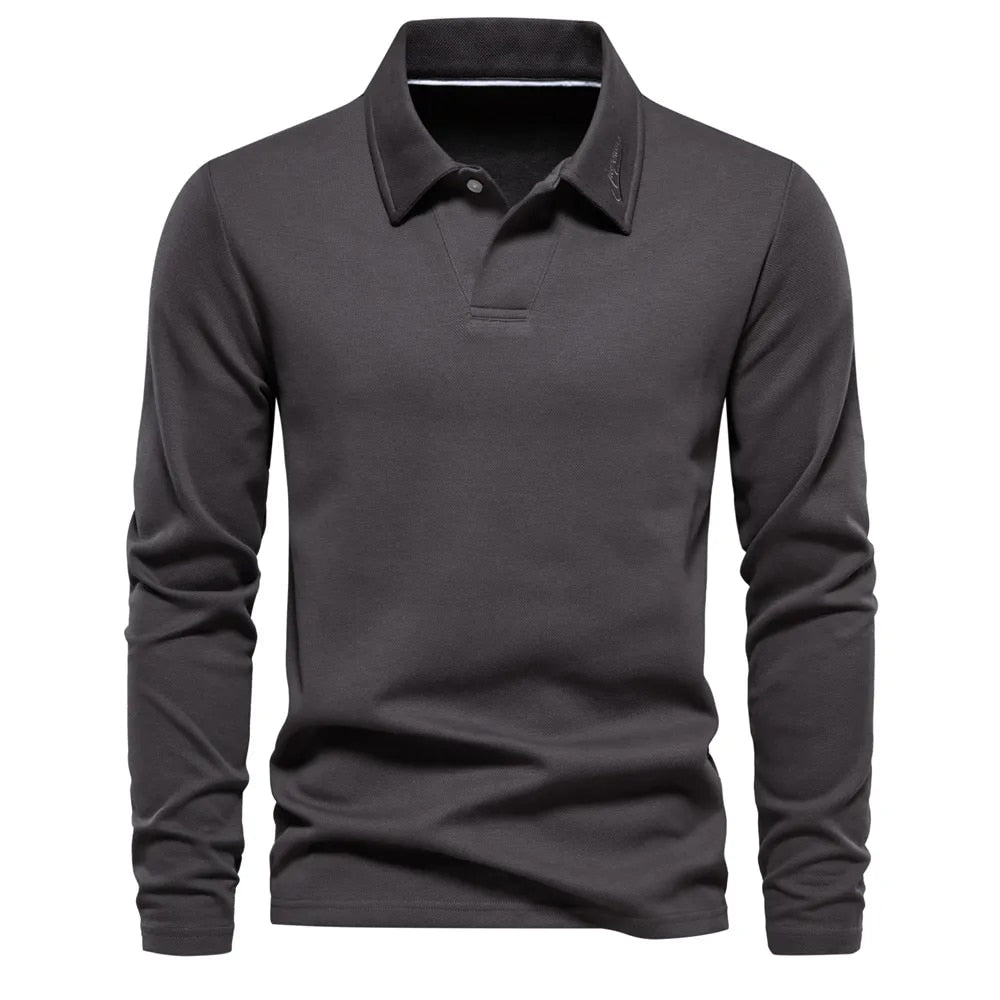 Suéter tipo polo Lionel ultra cómodo