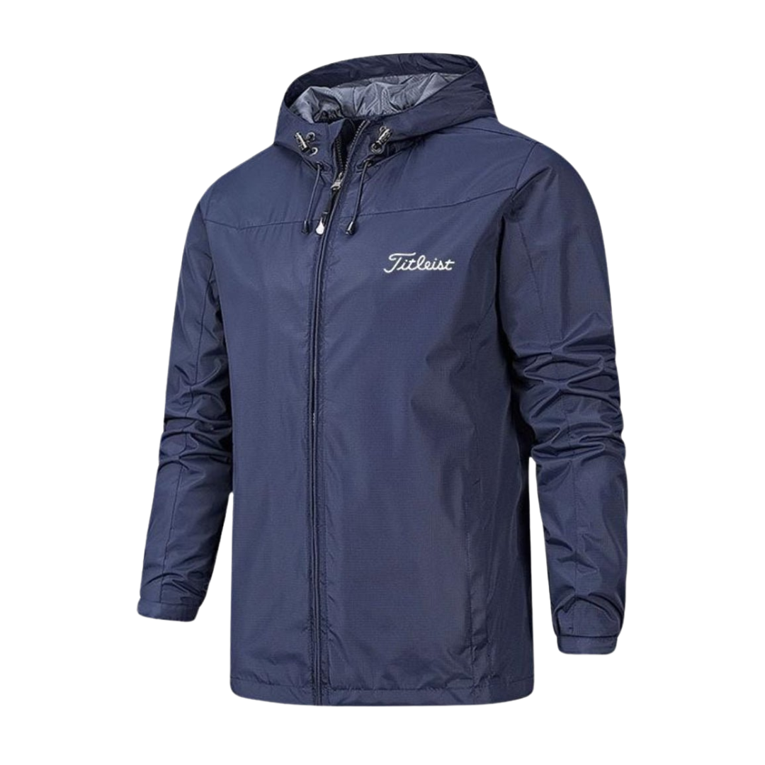 Abrigo impermeable con capucha