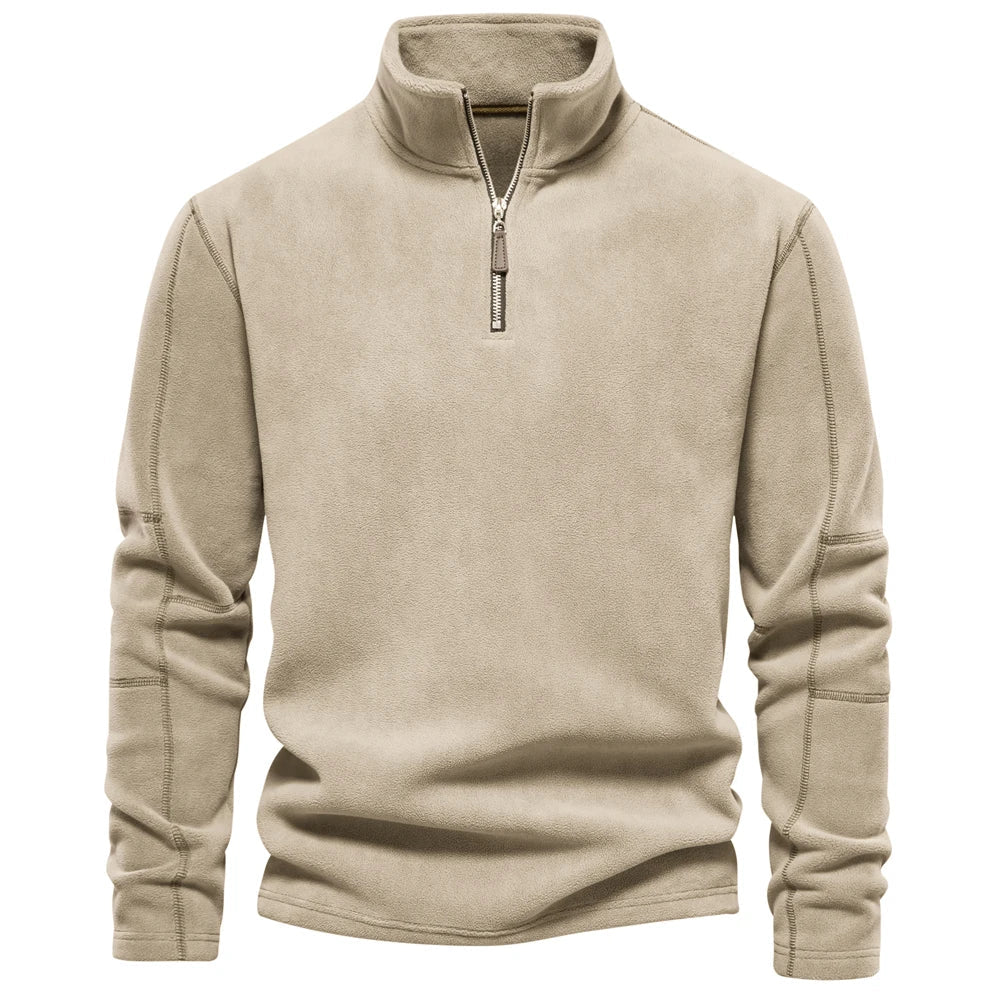 Suéter cálido de polar para hombre