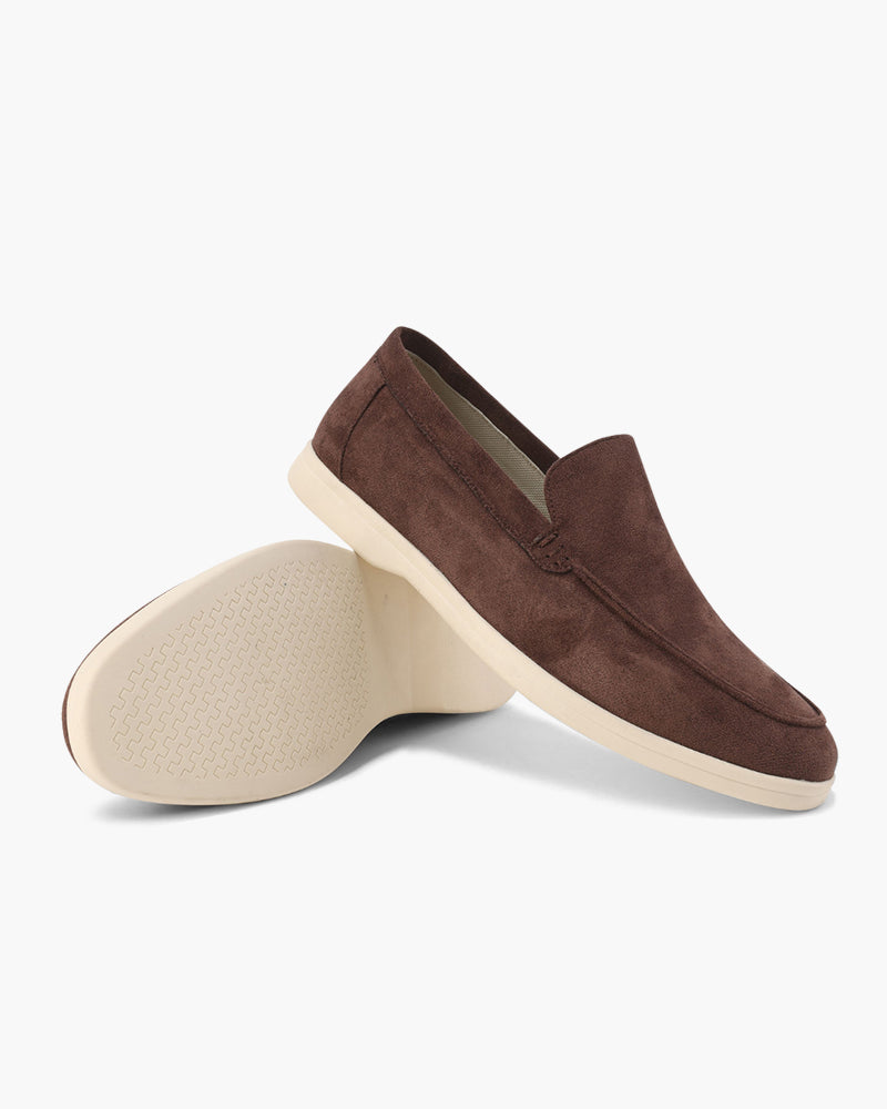 Mocasines de Gamuza Estilo Old Money