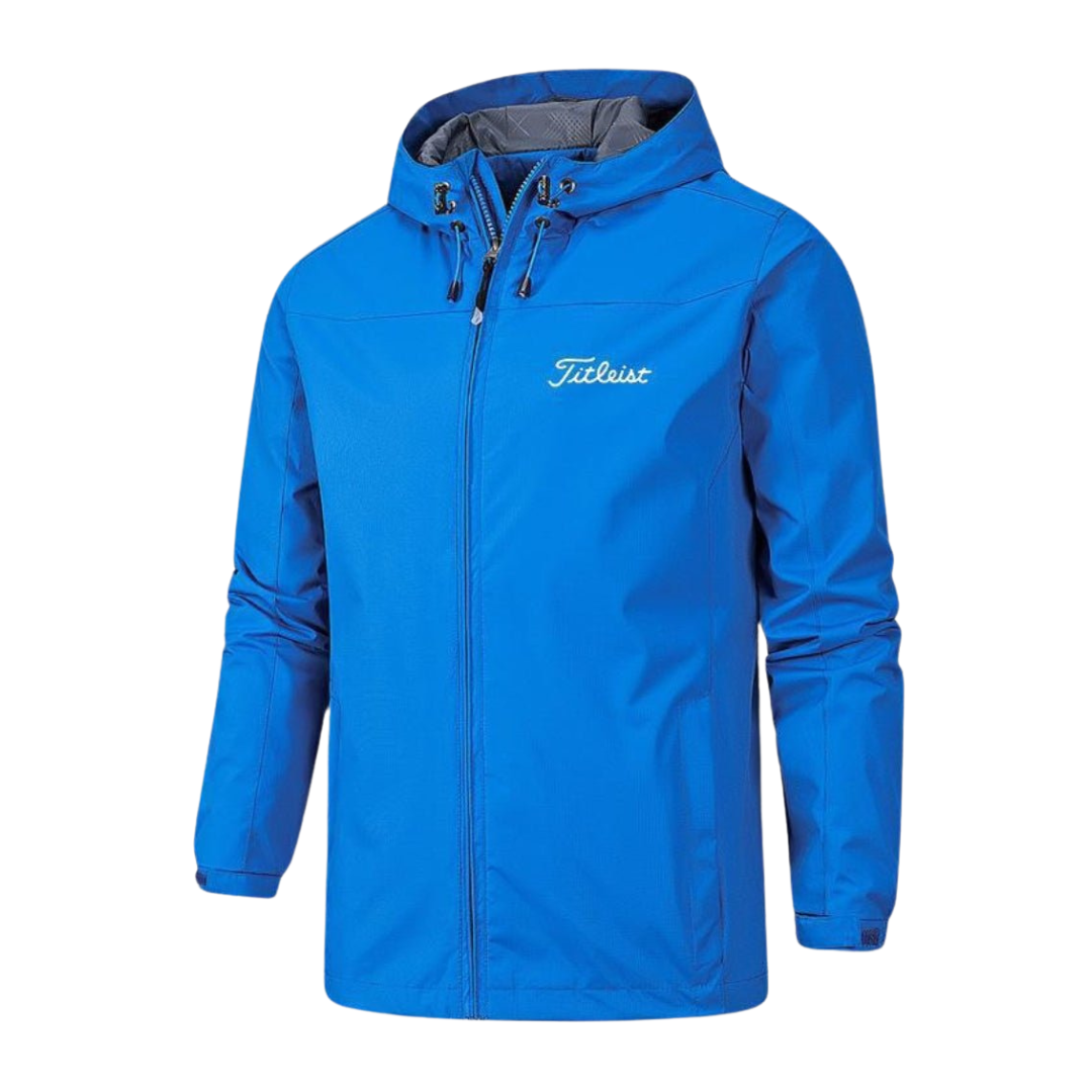 Abrigo impermeable con capucha
