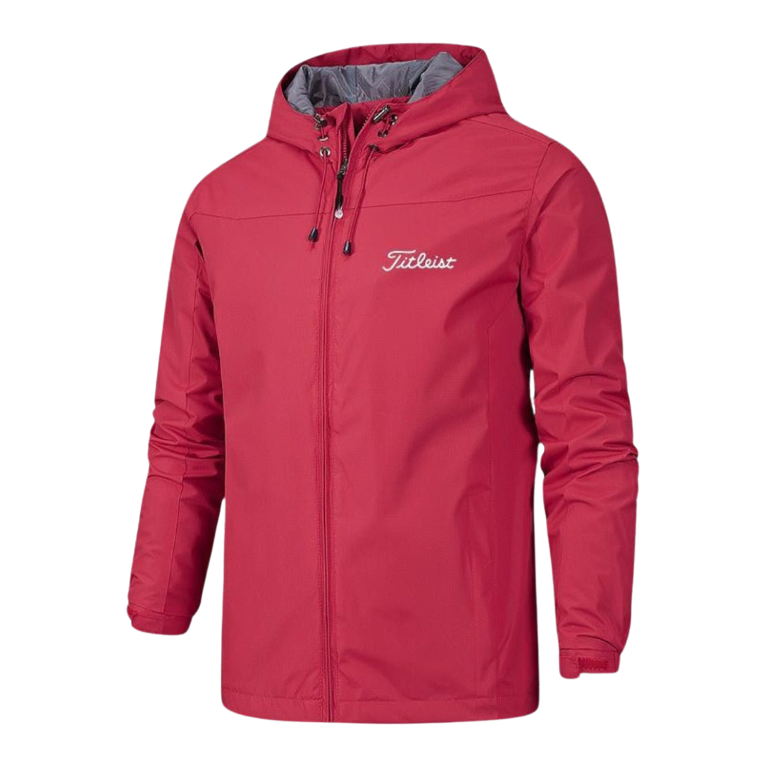 Abrigo impermeable con capucha