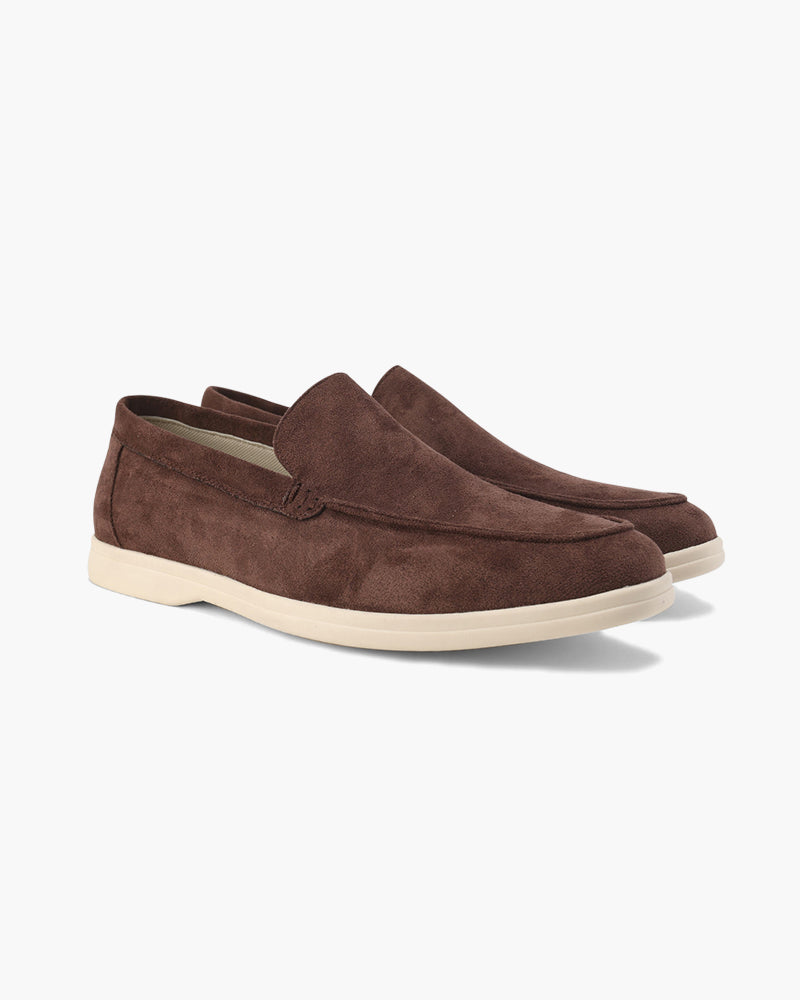 Mocasines de Gamuza Estilo Old Money