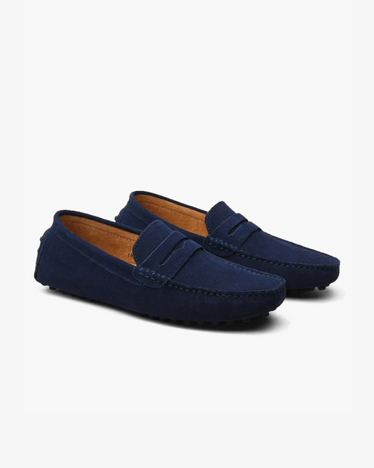 Mocasines Conducidos de Ante