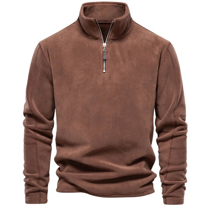 Suéter cálido de polar para hombre