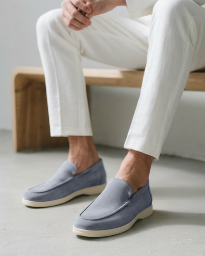 Mocasines de Gamuza Estilo Old Money