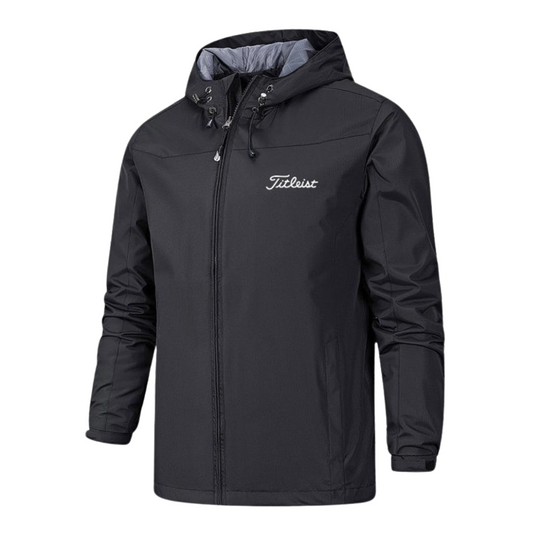 Abrigo impermeable con capucha